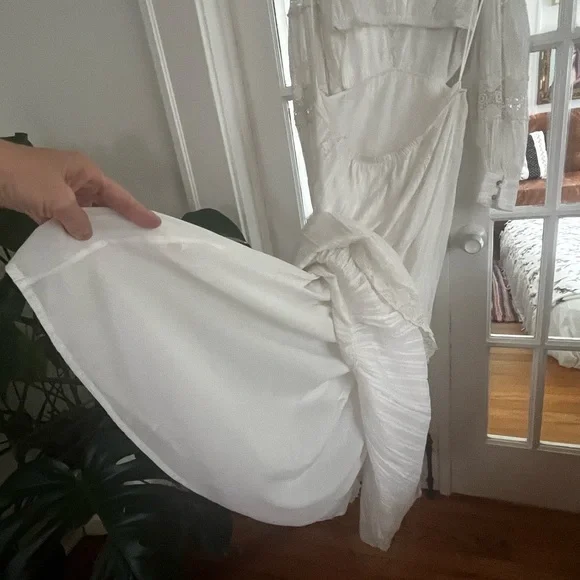 LoveShackFancy Elegant White Backless Dress - Picture 11 of 16